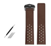 GGYTMQL Watchband 22mm vera pelle orologio da orologio da uomo orologio da polso da polso a banda piega con fibbia nubuuck accessori da bracciale