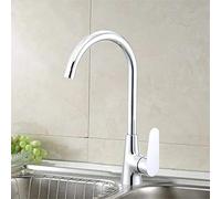 GGYTMQL Zedaro All-Copper Cucina rubinetto, cucina per tutto il rame, bagno, cucina, lavandino, rubinetto, miscelatore ad acqua calda e calda, senza manico a manico a manico senza manico