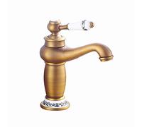 GGYTMQL Zedaro Blu e bianco Rubinetto in porcellana Miscelatore Antique Antità Calda e Cold Dumin Doppio Opensio Opensio Dispensa del lavandino Ruculo Cucina Cucina Fulta Ceramica Ceramica a singola