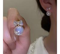 GGYTMQL Zircone Pentagram Nappa per Orecchini Lunghi per Donne Orecchini lucenti Regali di Compleanno di Gioielli da Sposa