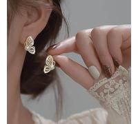 GGYTMQL Zircone Pentagram Nappa per Orecchini Lunghi per Donne Orecchini lucenti Regali di Compleanno di Gioielli da Sposa