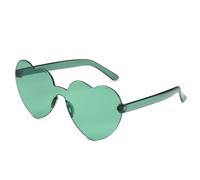 GGYTMQLe Donne modellano Gli Occhiali cardiaci guardano Le luci Che cambiano a Forma di Cuore di Notte Occhiali da Sole Femminile