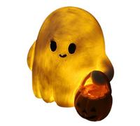 Gh0st With Pumpkin Home Decoration - Ghost Light Table Lamp | Halloween Themed Night Light | Lamps For Study Room Bedroom Reading Corner Party Enjoy Entryway Bathroom Livingroom Kitchen Use