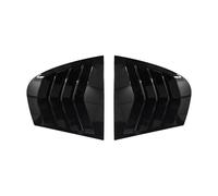 GHAEKEBC Griglie Lunotto Posteriore per B&MW Serie 3 E90 2005 2006 2007 2008-2012 Berlina A 4 Porte Spoiler A Triangolo Finestrino Posteriore Tendine per finestrini Auto(Nero Lucido)