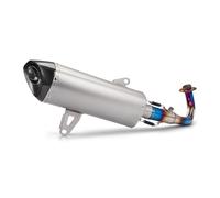 GHAEKEBC Silenziatori Scarico Marmitta Collegamento Sistema Completo Scarico della Moto con Db Killer per Y&amaha XMAX300 Xmax 300 2017-2024(B)