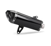 GHAEKEBC Silenziatori Scarico Marmitta Collegamento Sistema Completo Scarico della Moto con Db Killer per Y&amaha XMAX300 Xmax 300 2017-2024(C Single Muffler)
