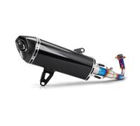 GHAEKEBC Silenziatori Scarico Marmitta Collegamento Sistema Completo Scarico della Moto con Db Killer per Y&amaha XMAX300 Xmax 300 2017-2024(Un)