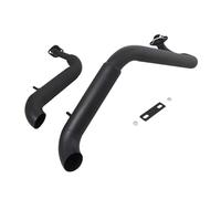 GHAEKEBC Silenziatori Scarico Moto Scarico Completo Sistema di Fuga Collegamento Tubo Silenziatori Marmitta per Y&amaha per Virago 125 250 XV125 XV250 XV 125 250(Nero)