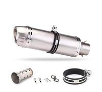 GHAEKEBC Silenziatori Scarico per Y&amaha FZ6N FZ 6N R1 R6 R3 Moto Scarico Marmitta Tubo Fuga Moto(Un)