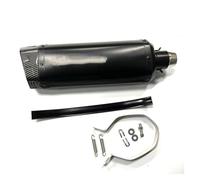GHAEKEBC Silenziatori Scarico per Y&amaha MT-07 MT07 YZF R6 R3 R25 Moto Scarico 51mm Tubo di Fuga Marmitta con Db Killer(B)