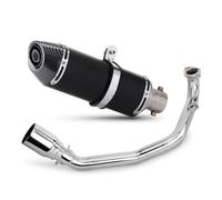 GHAEKEBC Silenziatori Scarico per Y&amaha per Zuma Gy6 GY 6 200cc Moto Tubo di Scarico Sistema di Scarico Serbatoio 200 Scooter(C)