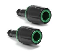 GHAEKEBC Slider per Moto Moto per Kawasaki Z125 Z250 Z300 Z650 750 V650 Z800 Z900 Accessori Motociclette Parti Slider Scarico Tamponi Protezione Protezione anticaduta(Verde)