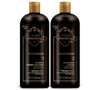 GHAIR trattamento alla cheratina levigante capillare marocchino - kit 2x1L