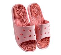 GHAKKE Ciabatte da Massaggio Scarpe da Doccia Antiscivolo Aperte Uomo Donna Sandali per Riflessologia Plantare E Agopuntura Ciabatte per Digitopressione per Fascite Plantare(Pink,40/41 EU)