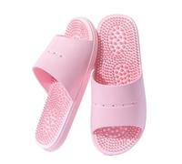 GHAKKE Pantofole per Massaggio con Agopressione Uomo Donna Sandali per Massaggio con Agopuntura per I Piedi Massaggiatore per Riflessologia Plantare Scarpe da Doccia Antiscivolo(Pink,42/43 EU)