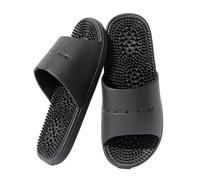 GHAKKE Pantofole per Massaggio con Agopressione Uomo Donna Sandali per Massaggio con Agopuntura per I Piedi Massaggiatore per Riflessologia Plantare Scarpe da Doccia Antiscivolo(Black,38/39 EU)
