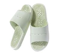 GHAKKE Pantofole per Massaggio con Agopressione Uomo Donna Sandali per Massaggio con Agopuntura per I Piedi Massaggiatore per Riflessologia Plantare Scarpe da Doccia Antiscivolo(Green,38/39 EU)