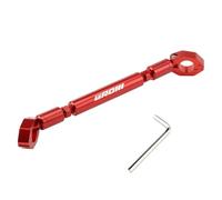 GHALSIEAV Manubrio per l'equilibrio del Motociclo per H&Onda MSX 125 MSX125 GR&Om SF Staffa del Telefono Barra di Bilanciamento del Manubrio Multifunzione Regolabile(Red)