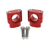 GHALSIEAV Morsetto Universale per Manubrio da Moto, 28 Mm, 1 1/8" E 22 Mm, 7/8"(28mm Red)