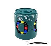 Ghazpmuk Fagioli Magici Giocattolo, Magic Bean Cube, Giroscopio Cubo, Giocattolo educativo Magic Bean, Magic Bean Giocattolo, Giocattolo Rotante Magico, per Bambini Adolescenti Adulti (Verde Scuro)