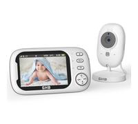 GHB Baby Monitor Video e Audio 3.5'' 720HD Telecamera, Senza Wifi | 2000mAh Batt