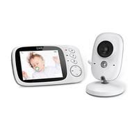 GHB - Baby Monitor wireless Intelligente, con LCD da 3,2" e telecamera con visione notturna