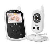GHB Babyphone Caméra Bébé Moniteur 2,4 Inches LCD