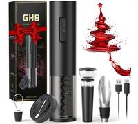 GHB Cavatappi Elettrico per Vino USB Ricaricabile Apribottiglie Elettrico