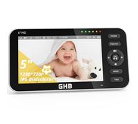 GHB Schermo Adatto per Baby Monitor Modello SM50B da 5 Pollici (Telecamera non Incluso)
