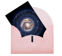 GHBNK Biglietti di compleanno con buste Thinking of You Biglietti Celestial Body Biglietti di auguri vuoti Biglietti di ringraziamento Biglietto di nozze Biglietti di incoraggiamento Biglietti per