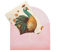 GHBNK Biglietti di compleanno con buste Thinking of You Biglietti del Ringraziamento Turchia Biglietti di auguri vuoti Biglietti di ringraziamento Biglietto di nozze Biglietti di incoraggiamento