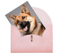 GHBNK Biglietti di compleanno con buste Thinking of You, biglietti di auguri vuoti con cane, biglietti di ringraziamento, biglietti di incoraggiamento per matrimoni, biglietti per appunti con buste