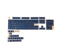 GHBOTTOM 128 tasti Dye Sublimation PBT Keycaps Stargaze Cherry Profile per MX Switch Gaming Tastiera meccanica modello unico Dye Sub Keycaps Cherry Profileblack