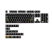 GHBOTTOM PBT - 128 tasti DYE SUB profilo ciliegio personalizzato, tastiera meccanica con puntini tondi colorati