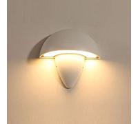 GHBSDNEPP Applique da Parete a Led da 6W per Interni Ed Esterni, Design Moderno, Luce Calda 3000K, Illuminazidecorativa per la Casa, Faretto da Parete Ip65 Impermeabile, Luci per Esterni,De in Allumin