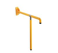 GHBSDNEPP Barra di sostegno per il bagno a forma di T, da parete a pavimento, con telaio di sicurezza per WC, antiscivolo, aiuto per la doccia per anziani, handicap bariatrici, in gravidanza, 75 cm