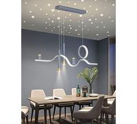 GHBSDNEPP Lampada Tavolo a Led,Moderno e Semplice, Faretto a Striscia per Soffitto,A Soffitto Dimmerabile con Telecomando,Regolabile in Altezza per Soggiorno e Camera da Letto (Nero)/Grigio