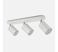 GHBSDNEPP Plafoniera a Led Orientabile, Faretto Moderno a Incasso Completo Didine Gu10 per Cucina, Soggiorno, Camera da Letto, Luce Bianca + Bianca - 1 Testa/Luce Bianc Bianca/3 Teste