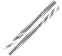 GHCPMQ 2 Pezzi Auto Laterali Adesivi per Alfa Romeo Giulia Giulietta 159 156 Mito Stelvio 147 GT,Auto Carrozzeria Laterali Gonna Strisce Adesivo Decalcomanie Decorative,H/8