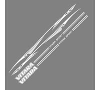 GHCPMQ 2 Pezzi Auto Laterali Adesivi per Suzuki Vitara,Auto Carrozzeria Laterali Gonna Strisce Adesivo Decalcomanie Decorative,G/7