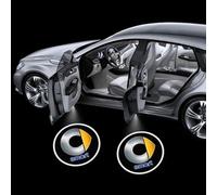 GHCPMQ Luce Benvenuto dell Auto per Smart,Luci LED Logo Proiettori Sottoporta Auto Kit Luce di Benvenuto Ricambi Auto