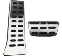 GHCPMQ Poggiapiedi Auto per Kia Carens,Antiscivolo e Resistente Copri Pedali Auto Pedaliera Auto Decorazioni Tuning,A/AT Without Rest