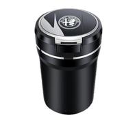 GHCPMQ Posacenere Auto per Alfa Romeo Tonale 2022 2023,Auto Portacenere Autoestinguente Staccabile Antiodore Posacenere Accessori Interni,A/Silver