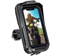 GHCPMQ Supporto Cellulare da Moto per Yamaha TMAX 560 2020-2024,Impermeabile 360° Rotabile Portacellulare Manubrio Accessori Moto,Type 1
