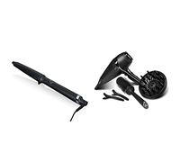 ghd Curve Creative Curl Wand - Arricciacapelli professionale (Nero) & Air Kit - Asciugacapelli con Kit professionale per l'asciugatura (Nero)