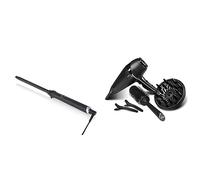 ghd Curve Thin Wand - Arricciacapelli Professionale (nero) & Air Kit - Asciugacapelli con Kit professionale per l'asciugatura (Nero)