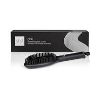 ghd Glide Hot Brush, Spazzola Lisciante per Capelli con Effetto Anticrespo, Piega Veloce e Senza Sforzo, Tecnologia in Ceramica con Ionizzatore, Cavo Professionale 2.7m, Sleep Mode, Nero