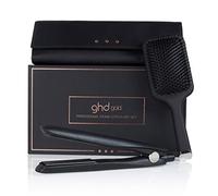 ghd gold gift set, styler gold con spazzola Paddle e astuccio-tappetino termoresistente