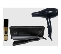 GHD Kit Con Piastra Chronos Max+ In Omaggio Phon Black Star Turbo Piuma 1700 Watt + Termoprotettore 250 Ml