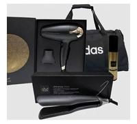GHD Kit Con Piastra Chronos Max Nera Piu' Phon Helios Nero 2200 Watt + Termoprotettore 250 Ml + Borsa Adidas